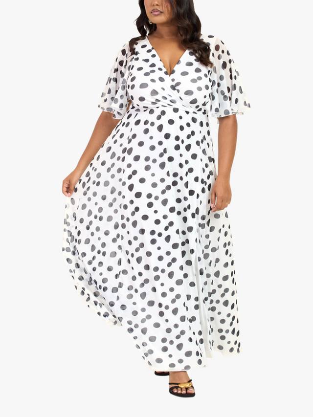 Платье макси в горошек FASHION SZN Curve, White/Multi
Платье макси в горошек FASHION SZN Curve, White/Multi