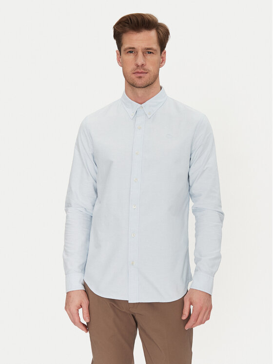 Рубашка облегающего кроя TB0A6GPN Timberland, голубой
Рубашка облегающего кроя TB0A6GPN Timberland, голубой