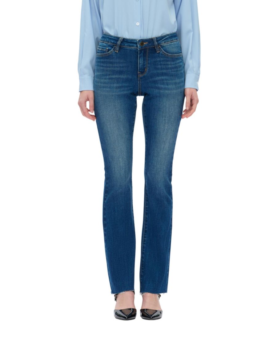 Женские джинсы с низкой посадкой, эластичной тканью, необработанным краем и расклешенным низом BAYEAS, Medium wash blue
Женские джинсы с низкой посадкой, эластичной тканью, необработанным краем и расклешенным низом BAYEAS, Medium wash blue