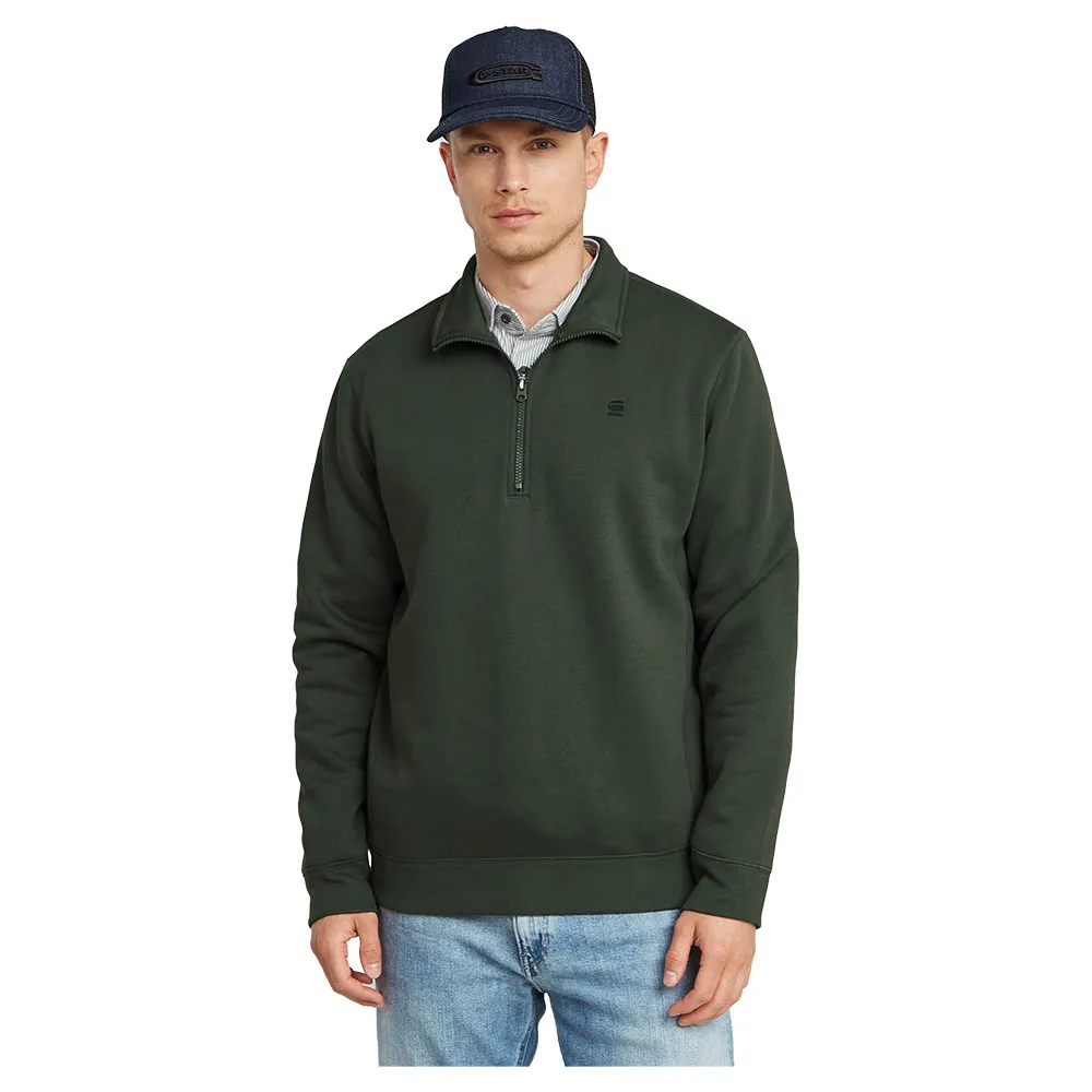 Толстовка G-Star Premium Core half zip, зеленый 
Толстовка G-Star Premium Core half zip, зеленый