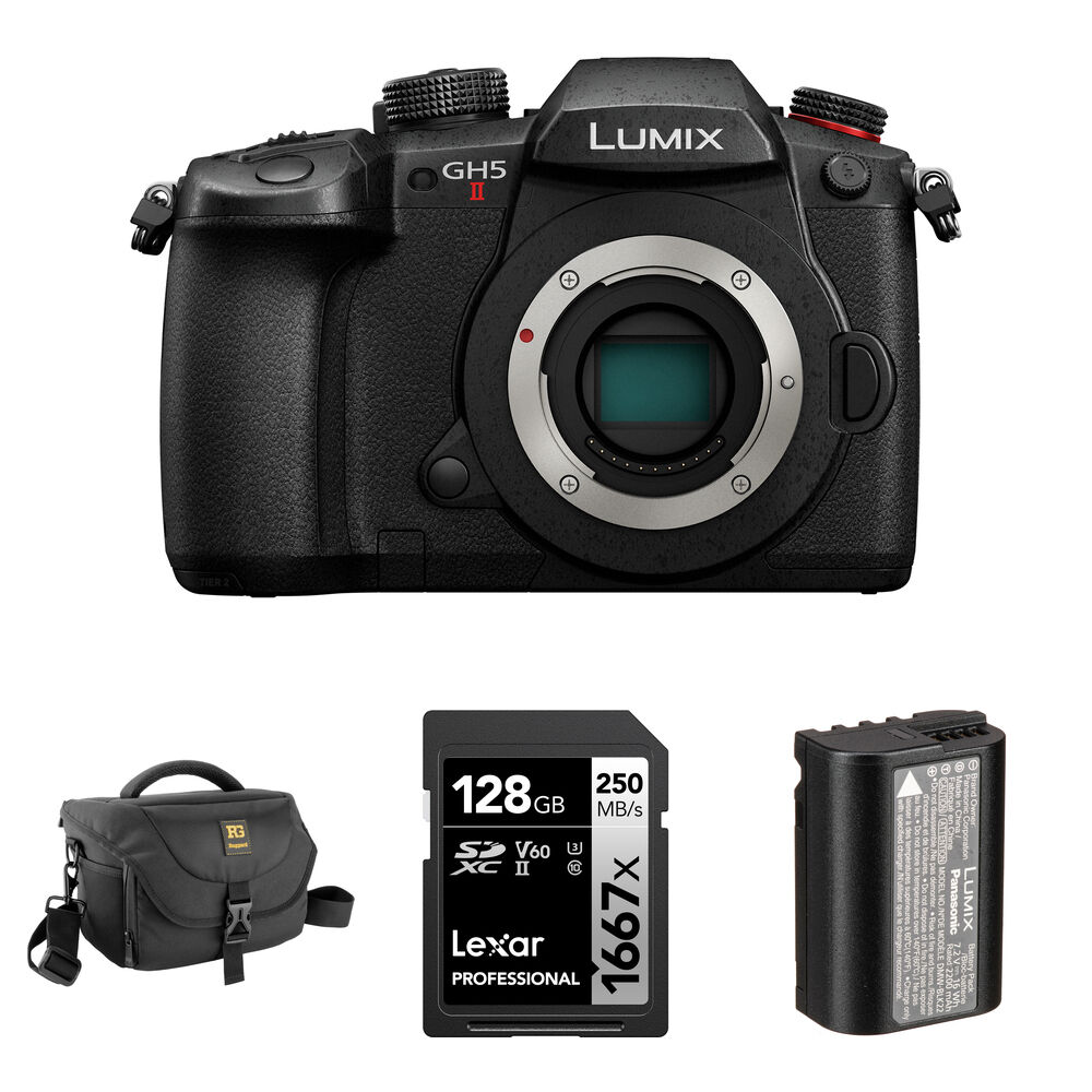 Беззеркальная камера Panasonic Lumix GH5 II Mirrorless Camera with Essentials+ Kit
Беззеркальная камера Panasonic Lumix GH5 II Mirrorless Camera with Essentials+ Kit