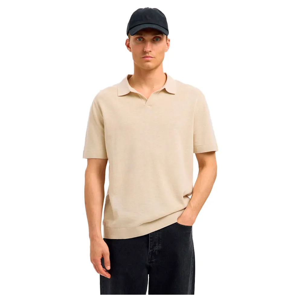 Поло с коротким рукавом Selected Mattis, бежевый
Поло с коротким рукавом Selected Mattis, бежевый