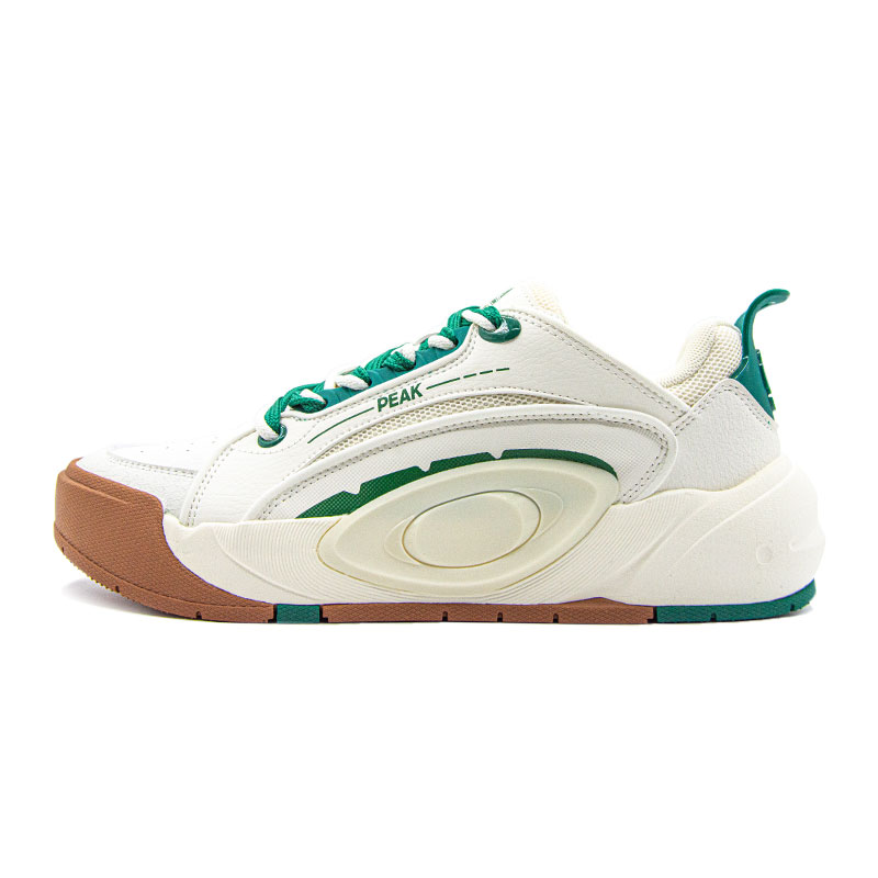 PEAK Кроссовки для скейтбординга Classic Heritage, низкие, мужские, белые/зеленые
PEAK Кроссовки для скейтбординга Classic Heritage, низкие, мужские, белые/зеленые