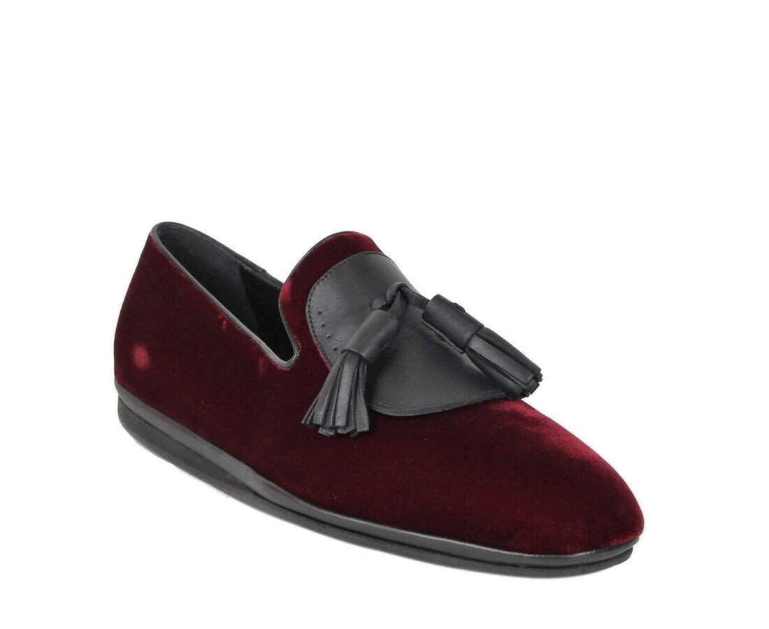 Мужские бархатные лоферы Salvatore Ferragamo с кисточками, цвет Dark Red
Мужские бархатные лоферы Salvatore Ferragamo с кисточками, цвет Dark Red