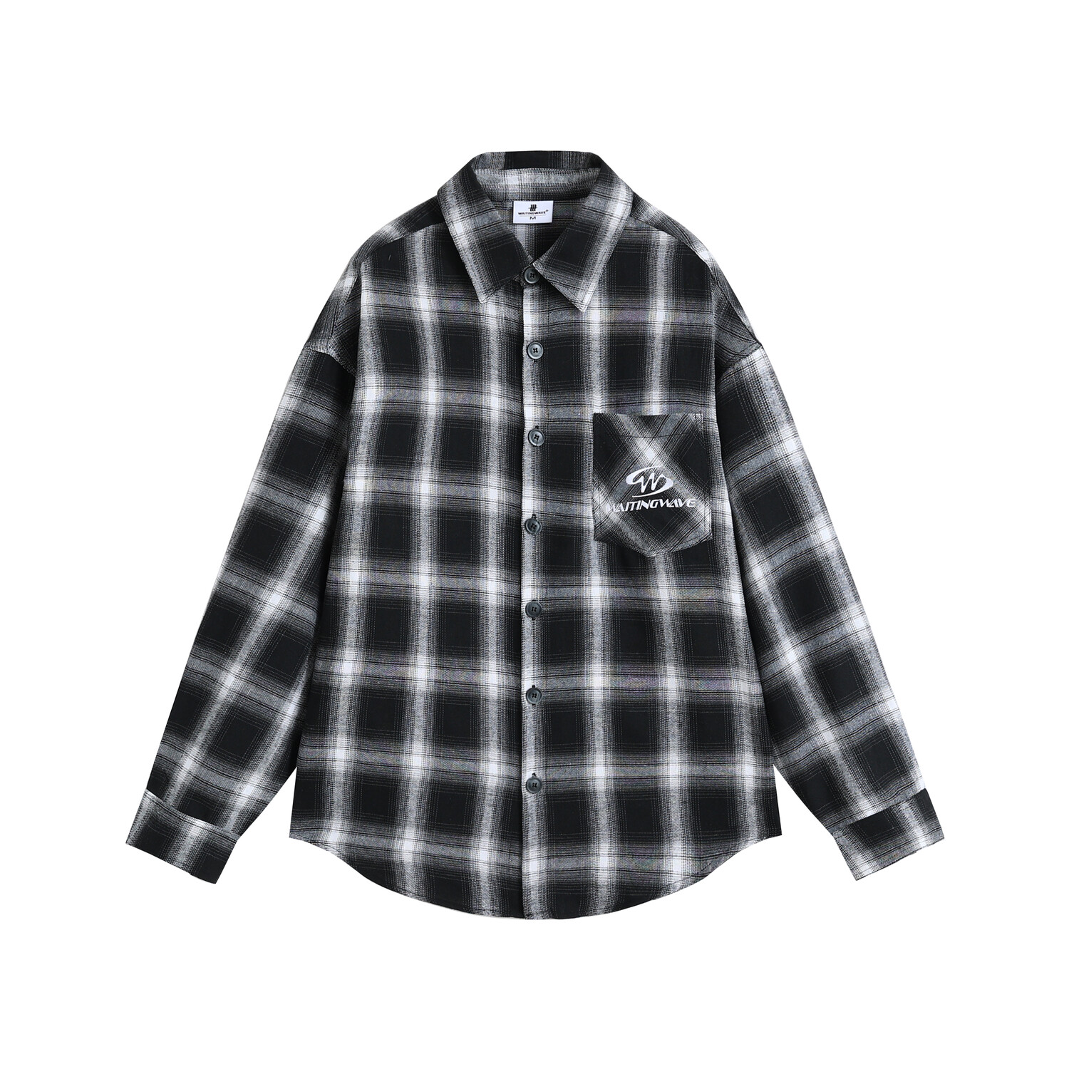 Рубашка унисекс WAITINGWAVE, Черный
Рубашка унисекс WAITINGWAVE, Черный