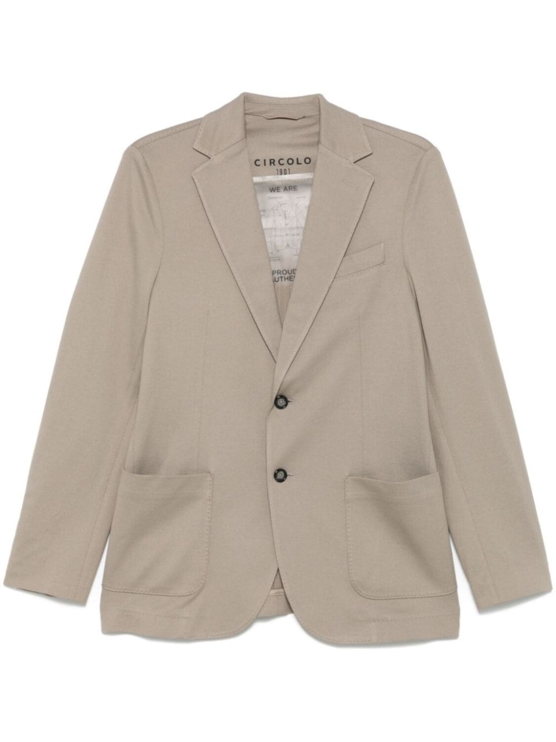 Пиджак из ткани пике Circolo 1901, серый
Пиджак из ткани пике Circolo 1901, серый