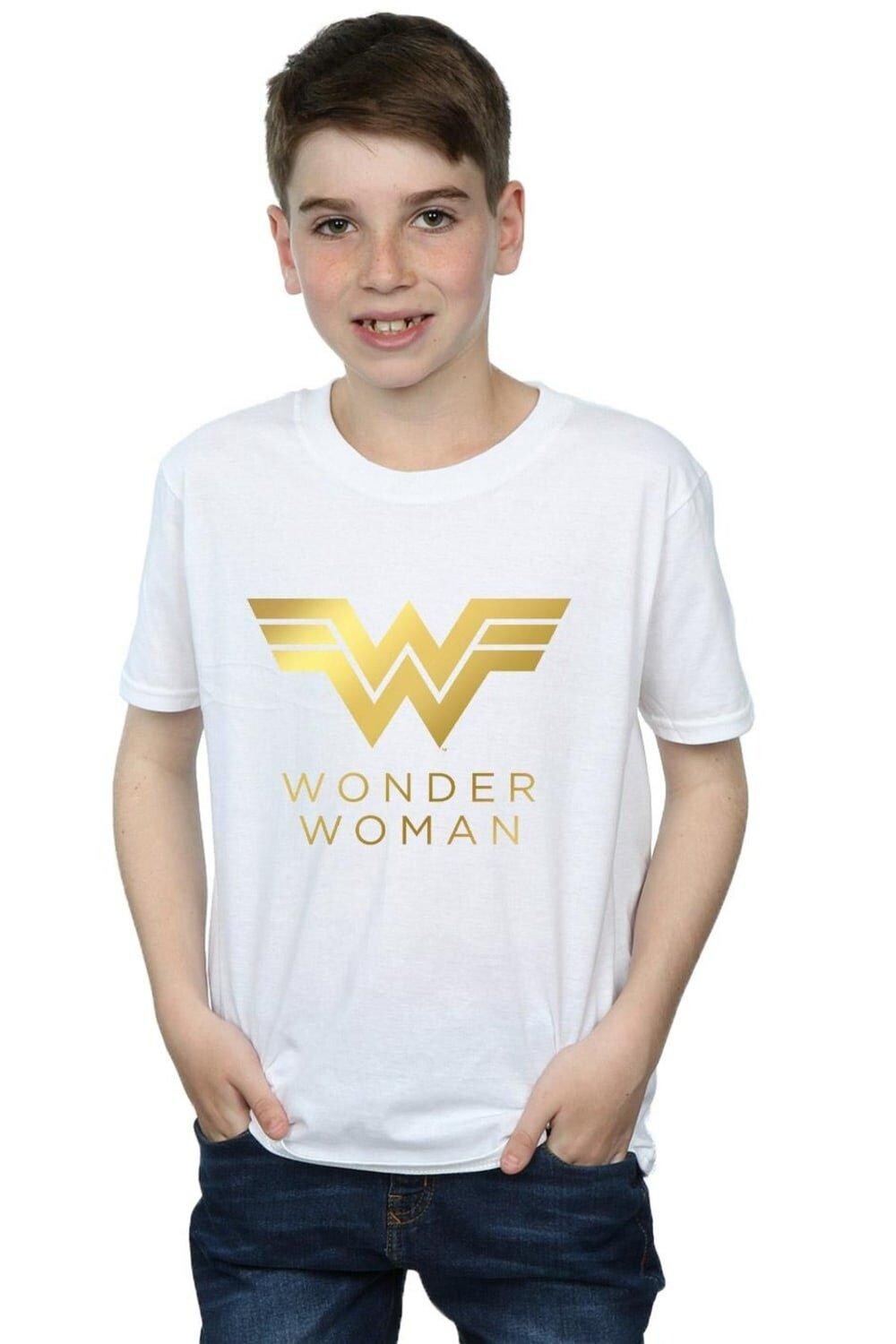 Футболка с золотым логотипом Wonder Woman 84 DC Comics, белый, Серый, Футболка с золотым логотипом Wonder Woman 84 DC Comics, белый
Футболка с золотым логотипом Wonder Woman 84 DC Comics, белый, Серый, Футболка с золотым логотипом Wonder Woman 84 DC Comics, белый