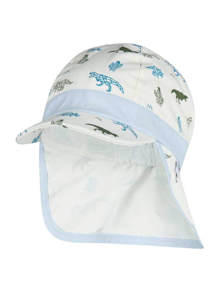 Sterntaler Белая кепка с козырьком и защитой шеи в виде динозавра
Sterntaler Белая кепка с козырьком и защитой шеи в виде динозавра