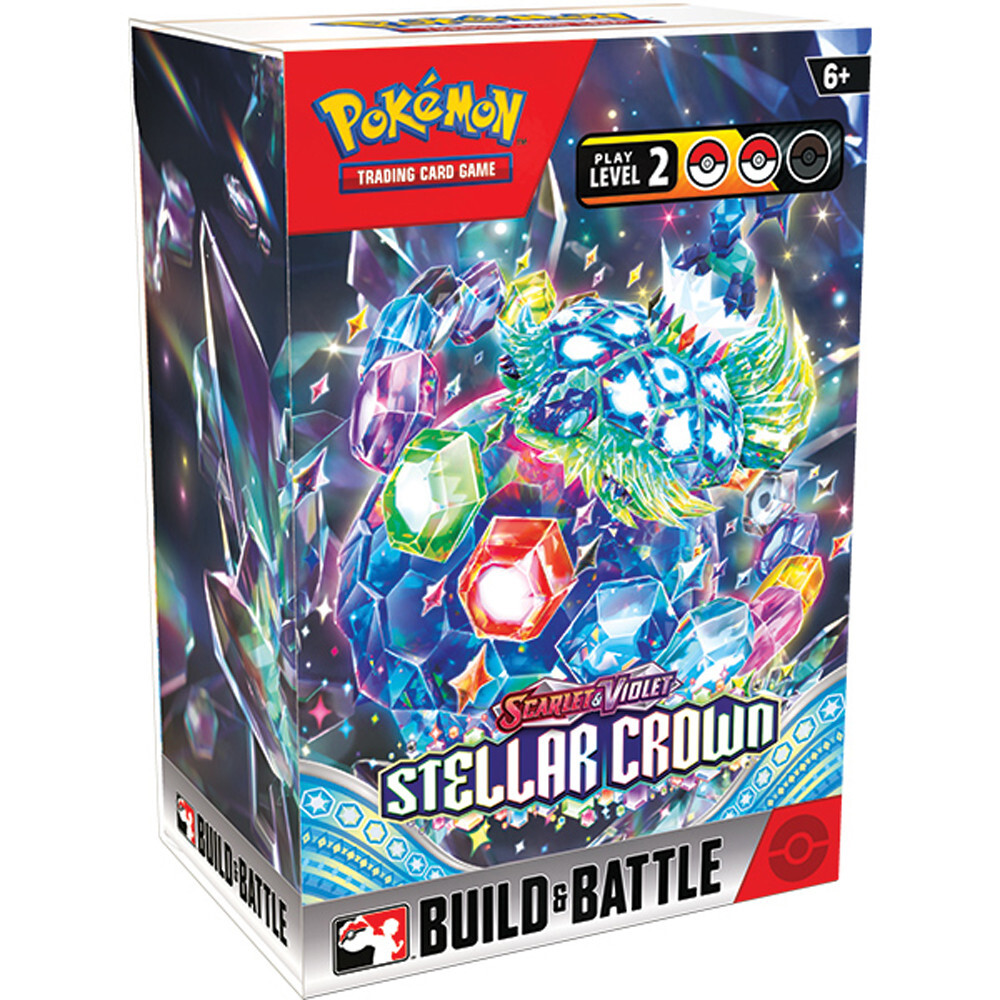 Карточная игра The Pokemon Company Int'l Pokemon TCG: Scarlet & Violet: Stellar Crown - Build & Battle Box 
Карточная игра The Pokemon Company Int'l Pokemon TCG: Scarlet & Violet: Stellar Crown - Build & Battle Box