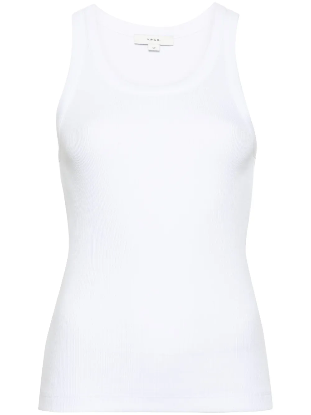 Топ в рубчик с U-образным вырезом Vince, белый
Топ в рубчик с U-образным вырезом Vince, белый