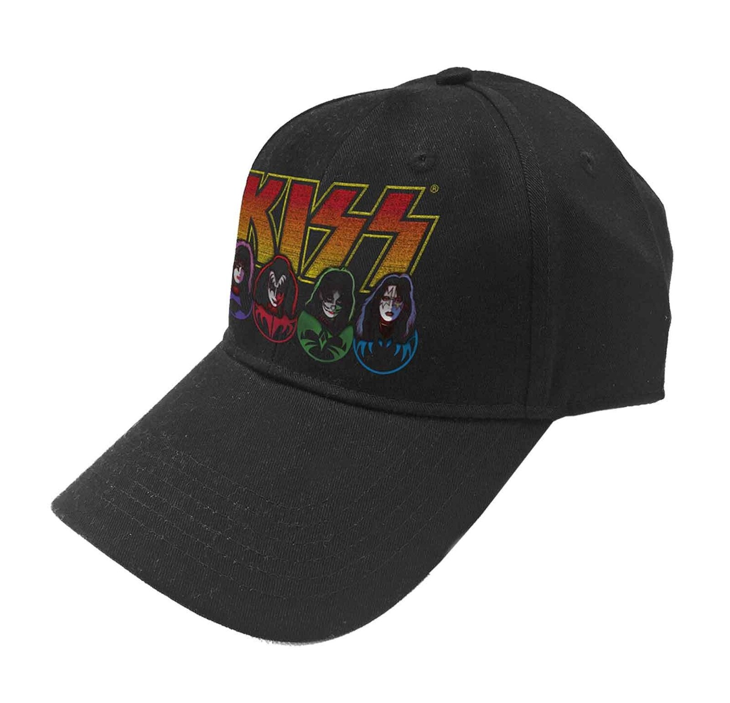Бейсбольная кепка с логотипом и значками на спине KISS, черный
Бейсбольная кепка с логотипом и значками на спине KISS, черный