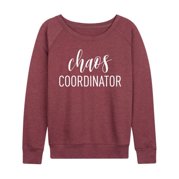 Женская футболка с длинным рукавом из французского трикотажа «Координатор хаоса» Licensed Character, красный 
Женская футболка с длинным рукавом из французского трикотажа «Координатор хаоса» Licensed Character, красный