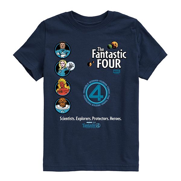 Футболка с коллажем Fantastic Four: First Steps для мальчиков 8-20 Marvel, Navy
Футболка с коллажем Fantastic Four: First Steps для мальчиков 8-20 Marvel, Navy