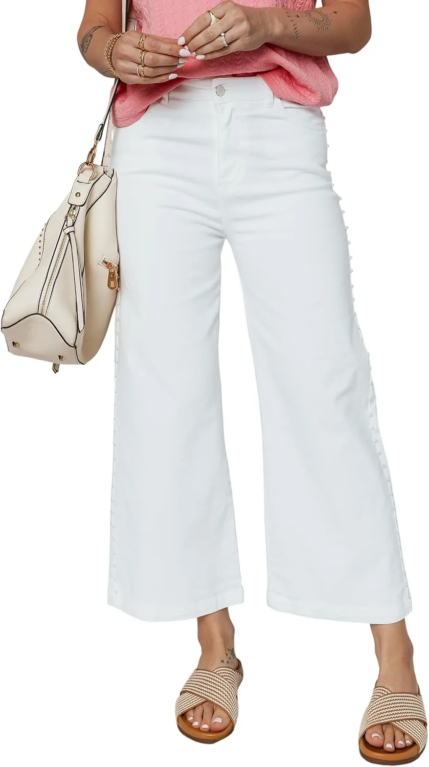 SELINK Женские повседневные джинсы с жемчужным декором по боковому шву
SELINK Женские повседневные джинсы с жемчужным декором по боковому шву