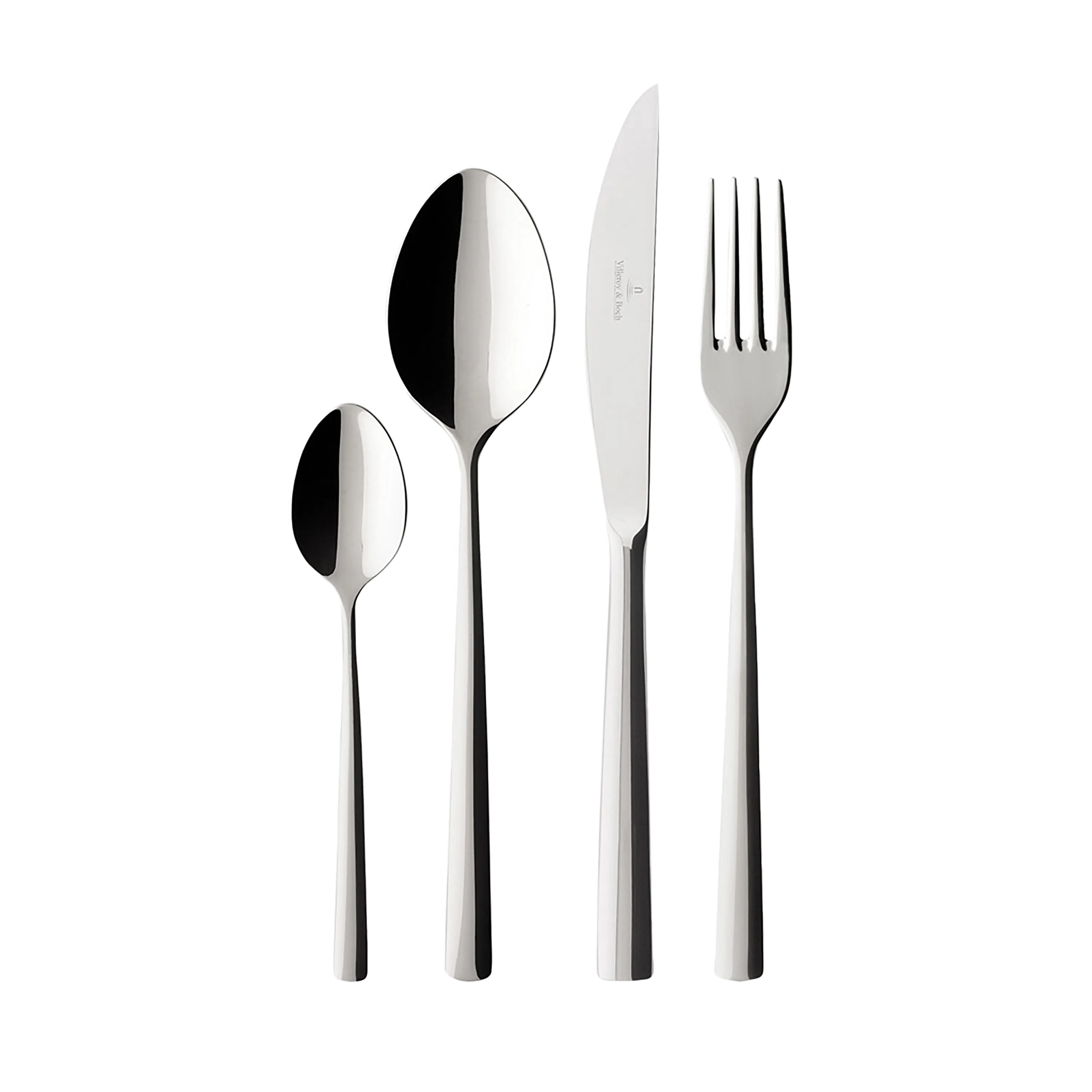 Набор столовых приборов Пьемонт, 24 предмета Villeroy & Boch, серебряный/платиновый
Набор столовых приборов Пьемонт, 24 предмета Villeroy & Boch, серебряный/платиновый