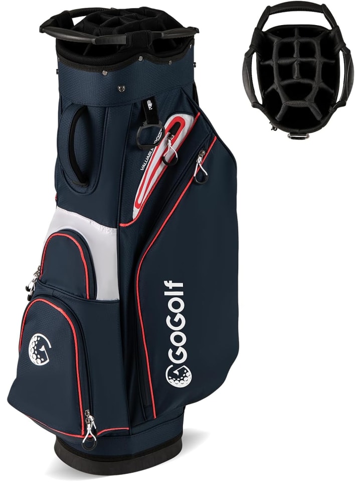 COSTWAY Сумка для гольфа с 14 отделениями и ремнем для переноски, синего цвета
COSTWAY Сумка для гольфа с 14 отделениями и ремнем для переноски, синего цвета