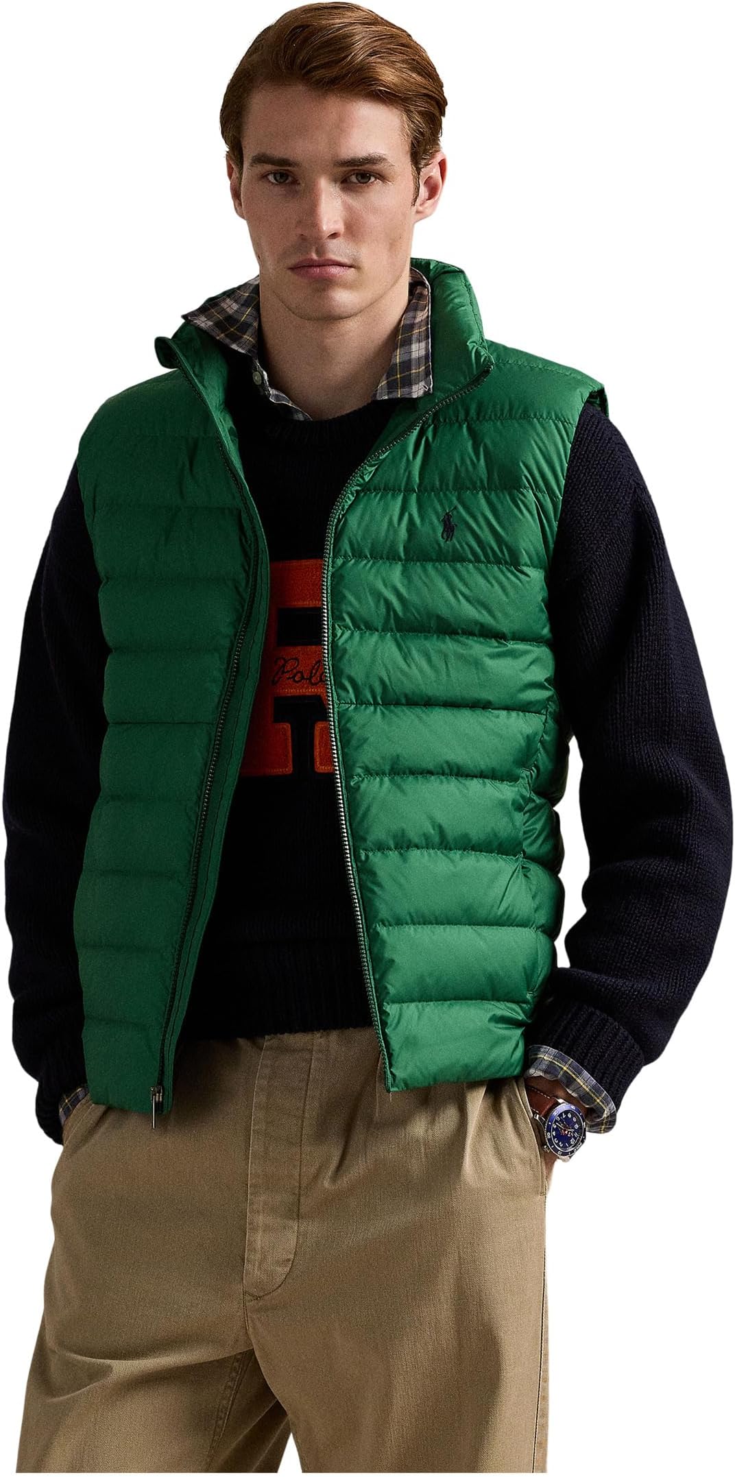 Жилет Colden Packable Matte для мужчин Polo Ralph Lauren, New Forest
Жилет Colden Packable Matte для мужчин Polo Ralph Lauren, New Forest