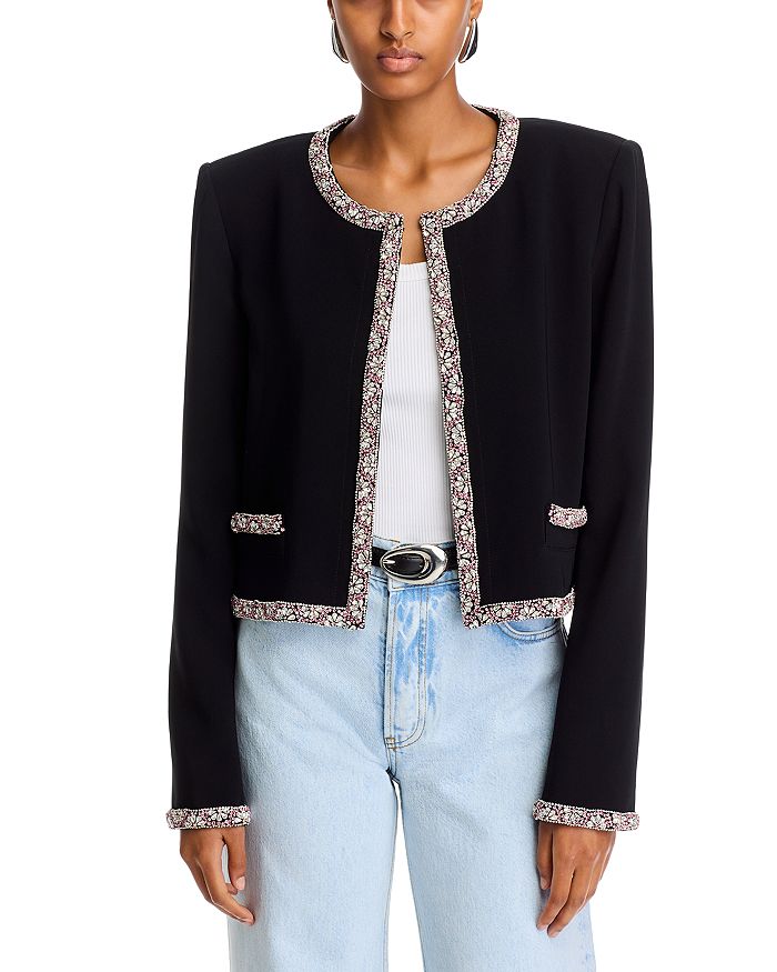 Куртка без воротника Sunburst Stacked Cinq à Sept, мультиколор
Куртка без воротника Sunburst Stacked Cinq à Sept, мультиколор