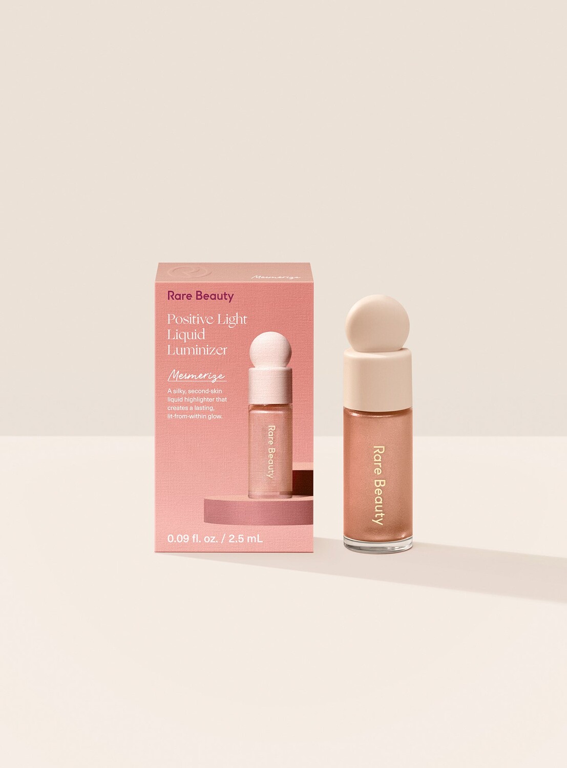 Жидкий люминайзер Positive Light Mini Rare Beauty, цвет mesmerize/rose bronze, 2.5 мл
Жидкий люминайзер Positive Light Mini Rare Beauty, цвет mesmerize/rose bronze, 2.5 мл