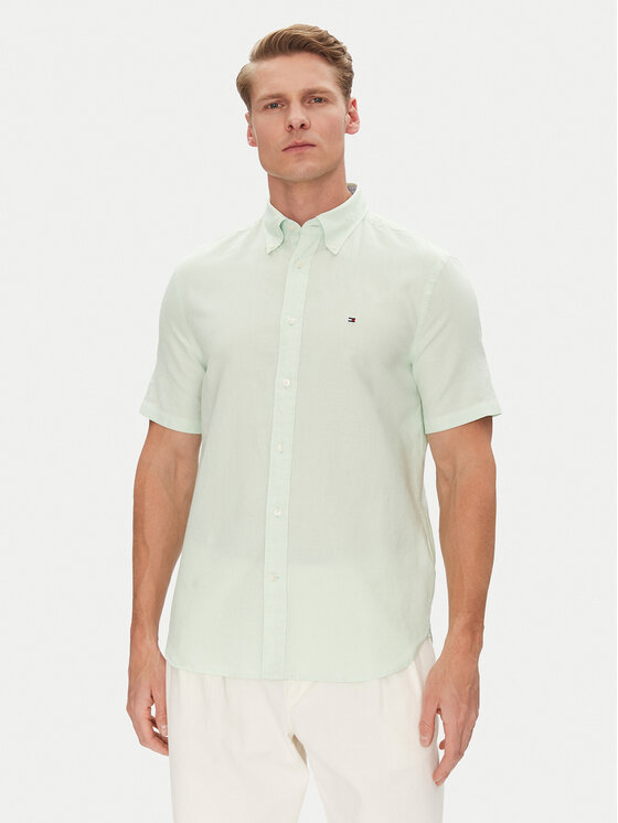 Рубашка обычного кроя MW0MW40703 Tommy Hilfiger, зеленый
Рубашка обычного кроя MW0MW40703 Tommy Hilfiger, зеленый