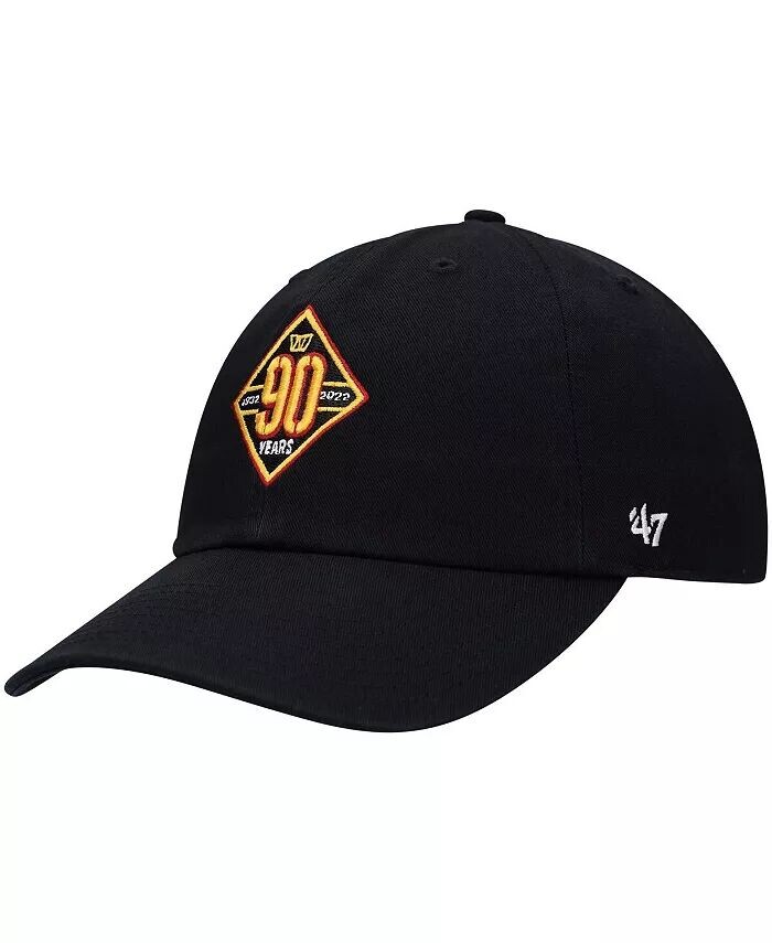 Мужская черная кепка Washington Commanders 90th Season Clean Up Adjustable '47 '47 Brand
Мужская черная кепка Washington Commanders 90th Season Clean Up Adjustable '47 '47 Brand