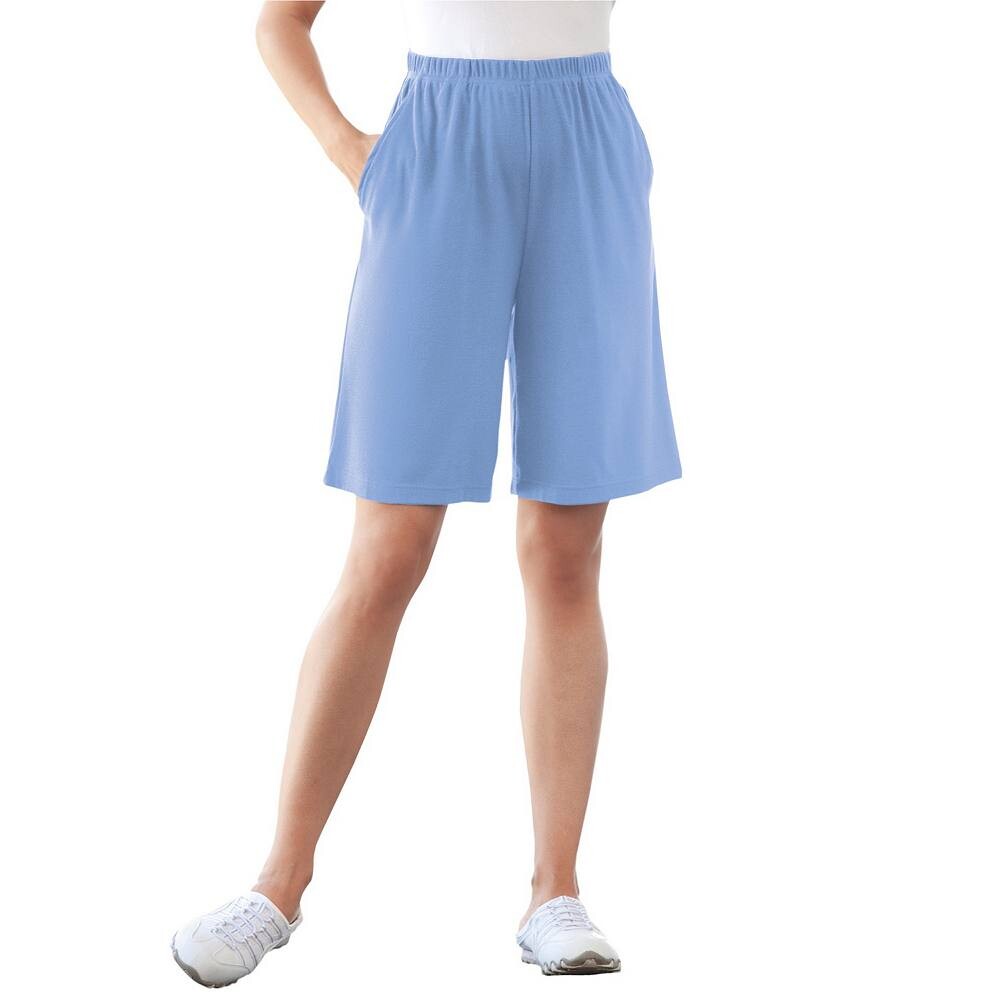 Женщина в женских 7-дневных вязаных шортах больших размеров Woman Within, цвет French Blue
Женщина в женских 7-дневных вязаных шортах больших размеров Woman Within, цвет French Blue