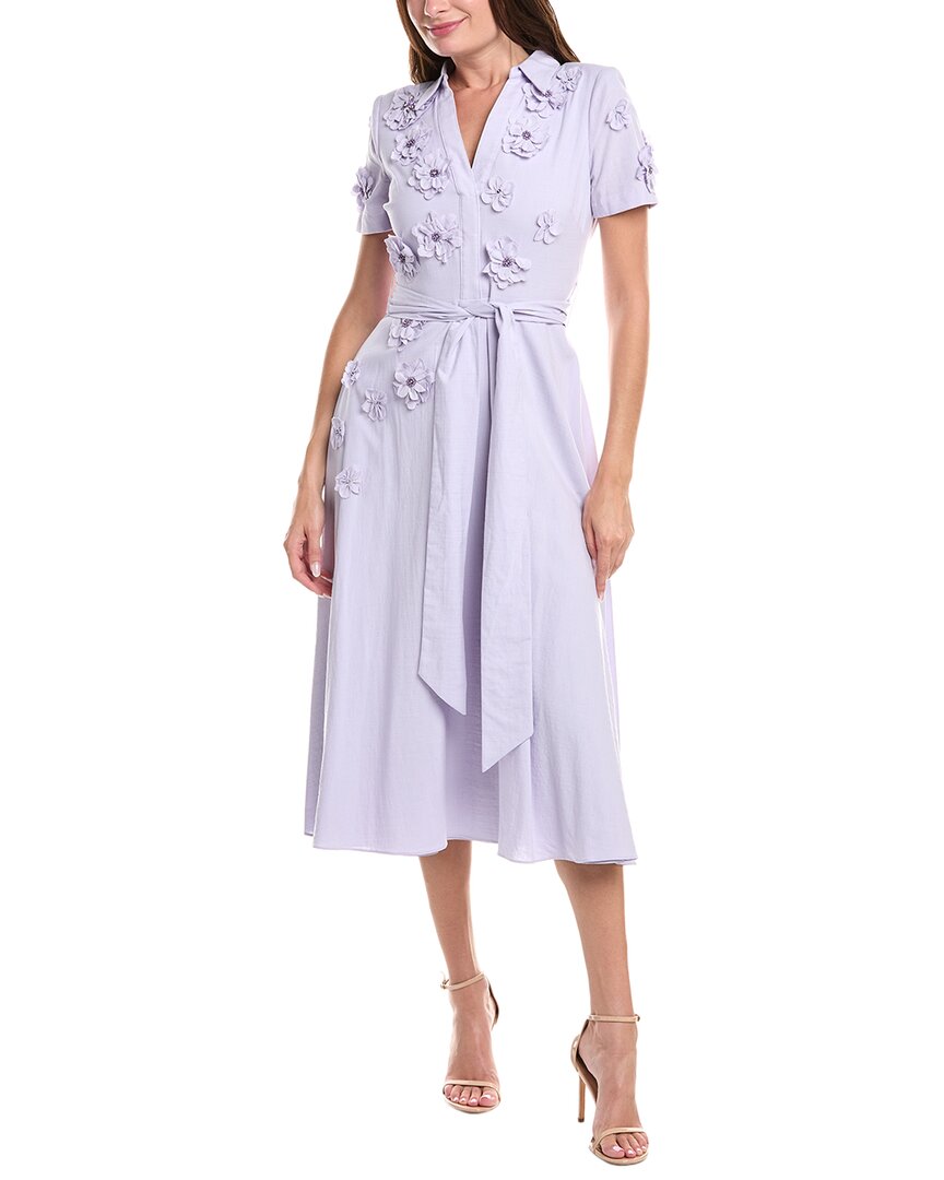 Badgley Mischka платье миди с 3D цветочным принтом, фиолетовый
Badgley Mischka платье миди с 3D цветочным принтом, фиолетовый