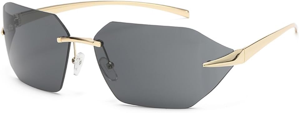 Мужские солнцезащитные очки Polygon для велоспорта, модные спортивные очки без оправы с защитой от УФ-излучения UV400, женские трендовые металлические солнцезащитные очки KTUCN, Gold Black
Мужские солнцезащитные очки Polygon для велоспорта, модные спортивные очки без оправы с защитой от УФ-излучения UV400, женские трендовые металлические солнцезащитные очки KTUCN, Gold Black