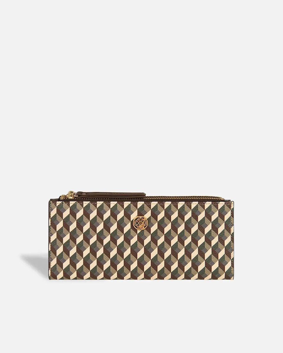 Маленький кошелек с принтом Born Lonbali, коричневый
Маленький кошелек с принтом Born Lonbali, коричневый