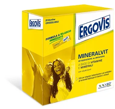 Ergovis Mineralvit Витаминно-минеральная добавка 20 пакетиков для перорального применения
Ergovis Mineralvit Витаминно-минеральная добавка 20 пакетиков для перорального применения