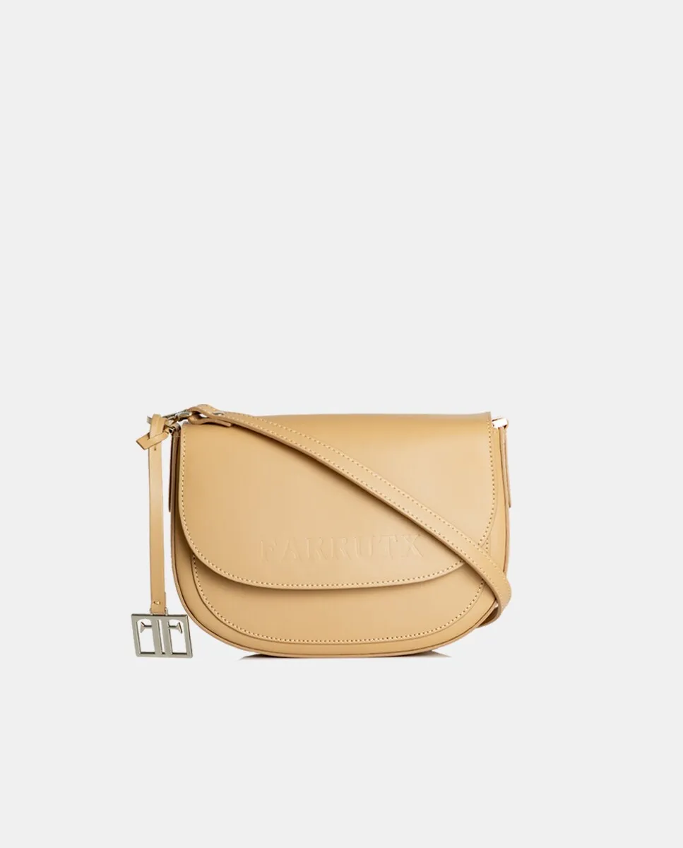 Сумка через плечо из накачанной кожи Farrutx, коричневый
Сумка через плечо из накачанной кожи Farrutx, коричневый