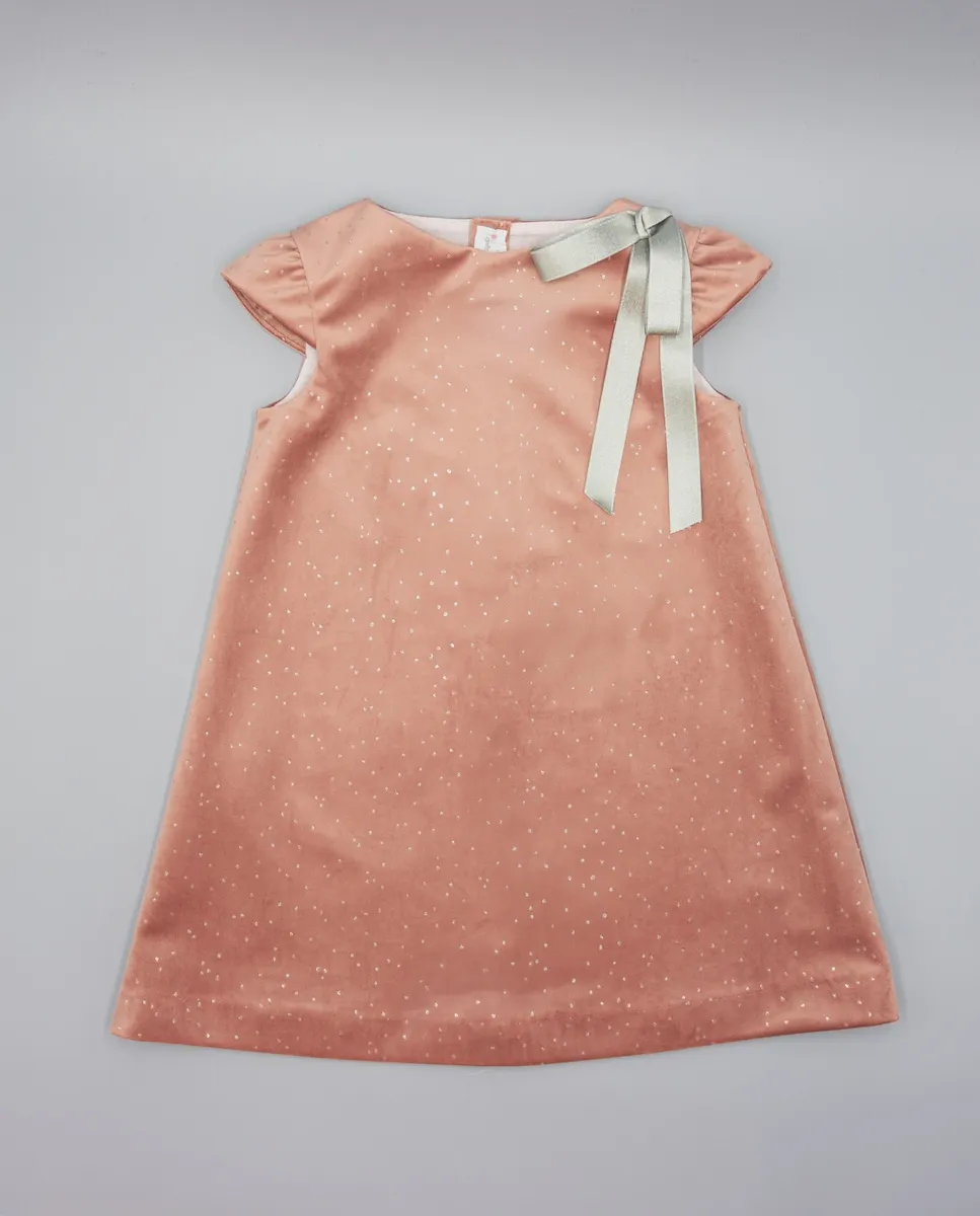 Детское платье из розового бархата с блестками Fina Ejerique
Детское платье из розового бархата с блестками Fina Ejerique