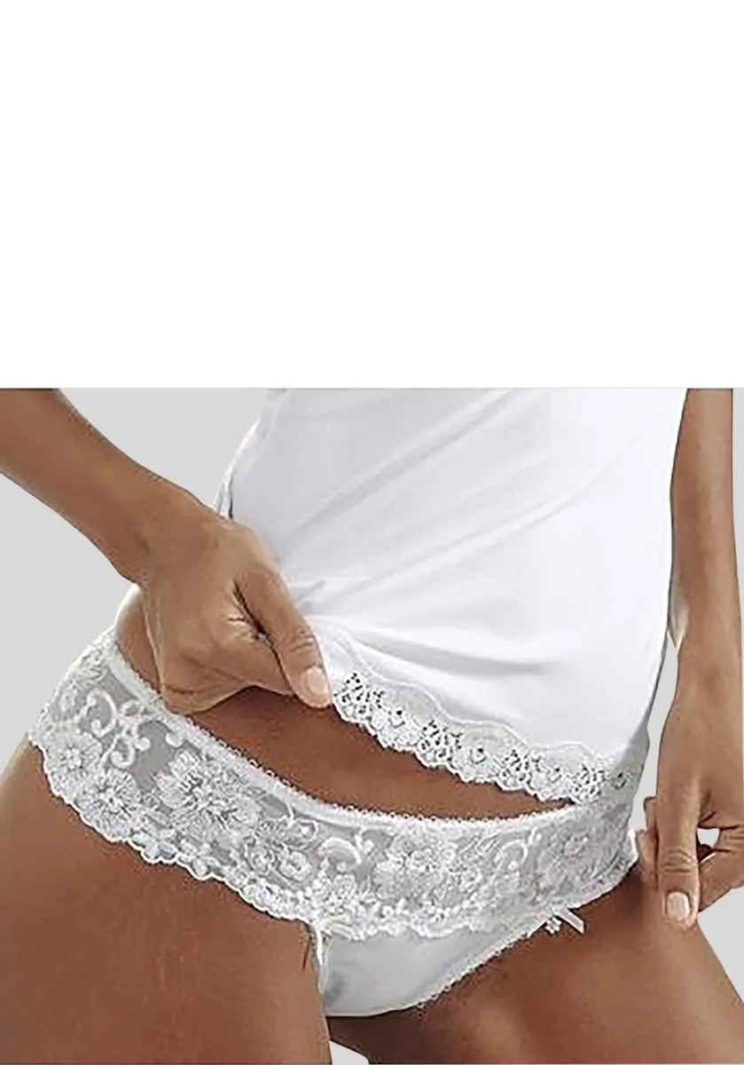 Стринги LASCANA "Wanda Dessous" с кружевной вышивкой в цветочном стиле, белый
Стринги LASCANA "Wanda Dessous" с кружевной вышивкой в цветочном стиле, белый