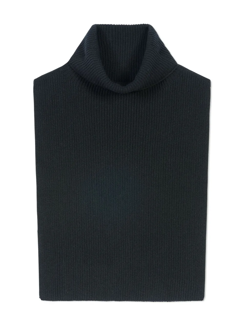 Шарф с воротником-гольфом и рубчатой вязкой Eric Bompard, черный
Шарф с воротником-гольфом и рубчатой вязкой Eric Bompard, черный