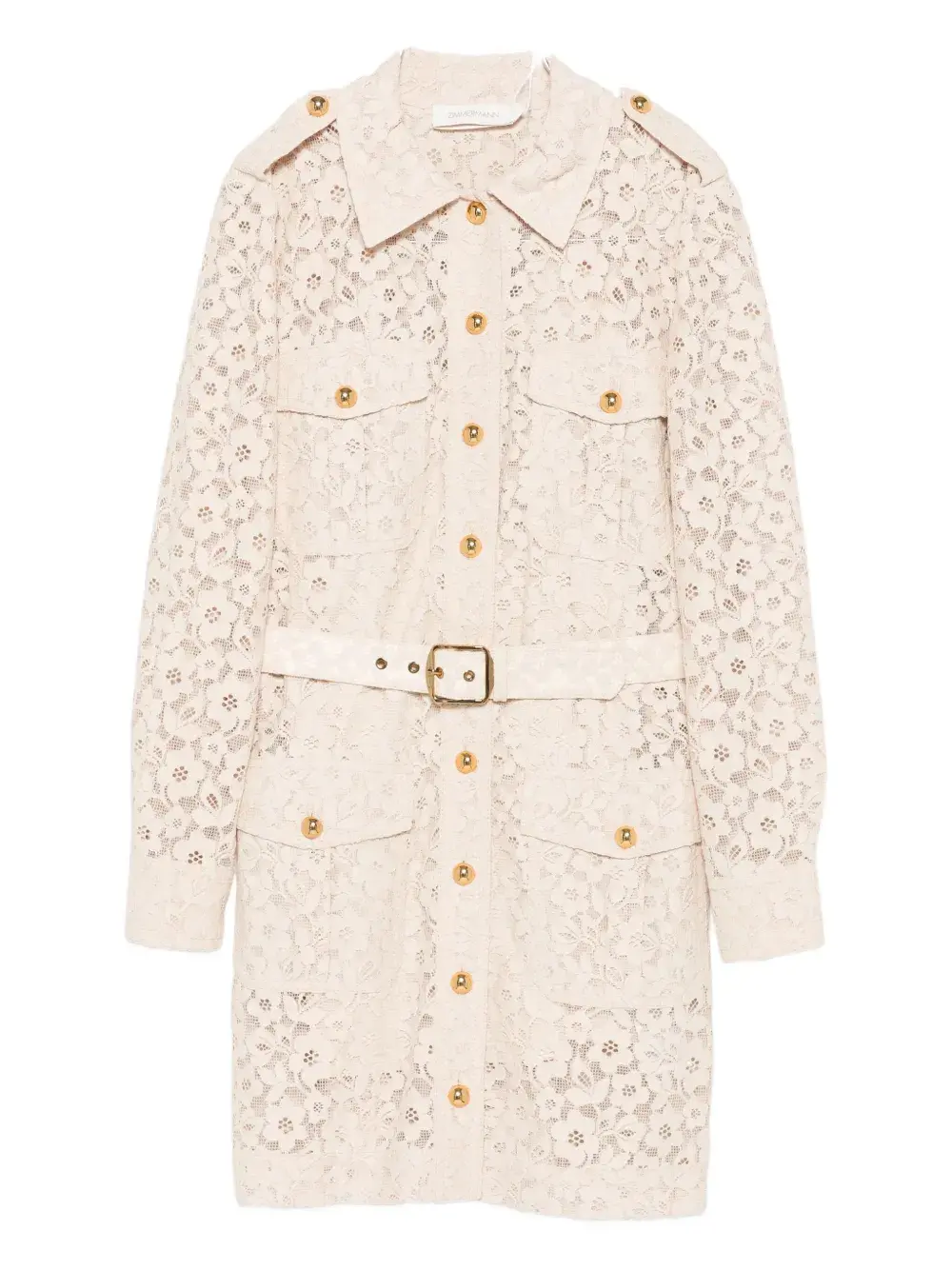 Мини-платье с поясом из цветочного кружева ZIMMERMANN, нейтральный
Мини-платье с поясом из цветочного кружева ZIMMERMANN, нейтральный