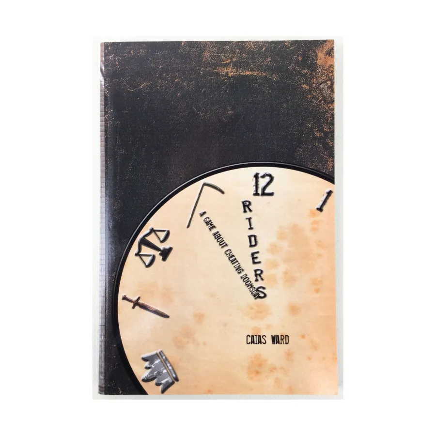 Riders - A Game About Cheating Doomsday, Role Playing Games (TaleSpinner Holdings), мягкая обложка
Riders - A Game About Cheating Doomsday, Role Playing Games (TaleSpinner Holdings), мягкая обложка