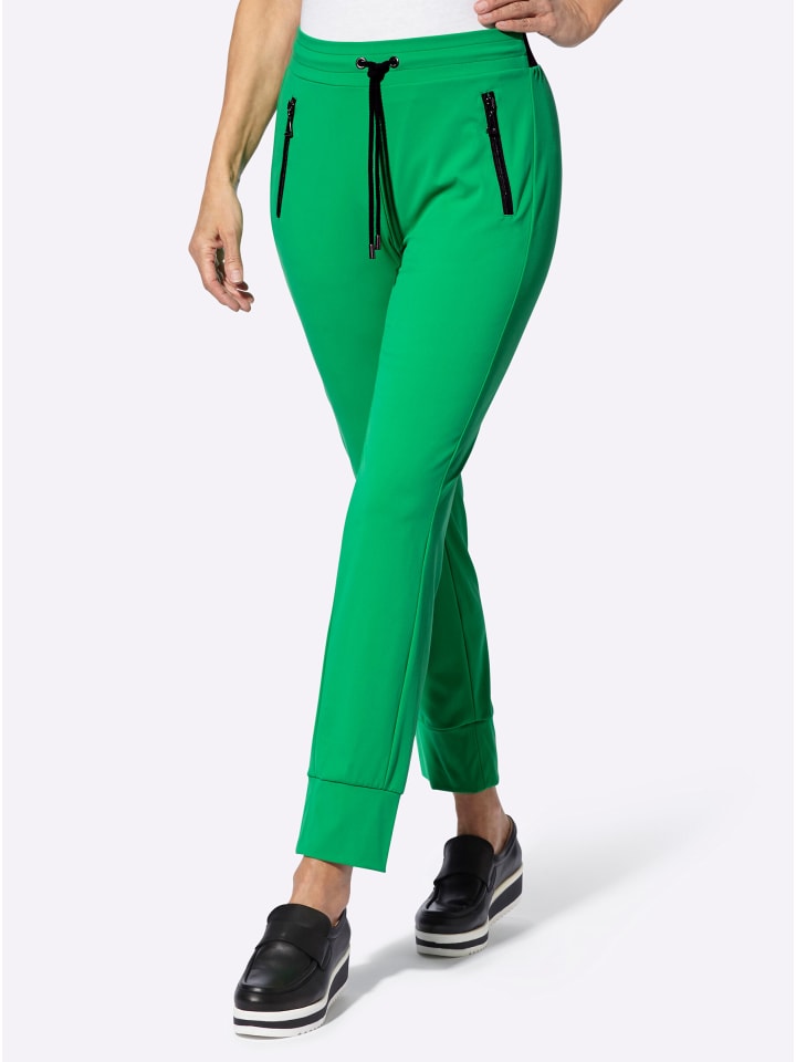 Спортивные брюки травянисто-зеленого цвета WITT WEIDEN
Спортивные брюки травянисто-зеленого цвета WITT WEIDEN