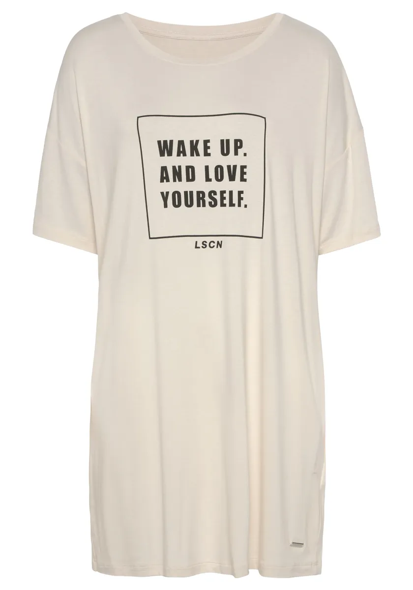 Ночная рубашка LASCANA, свободного кроя, цвет Ecru
Ночная рубашка LASCANA, свободного кроя, цвет Ecru