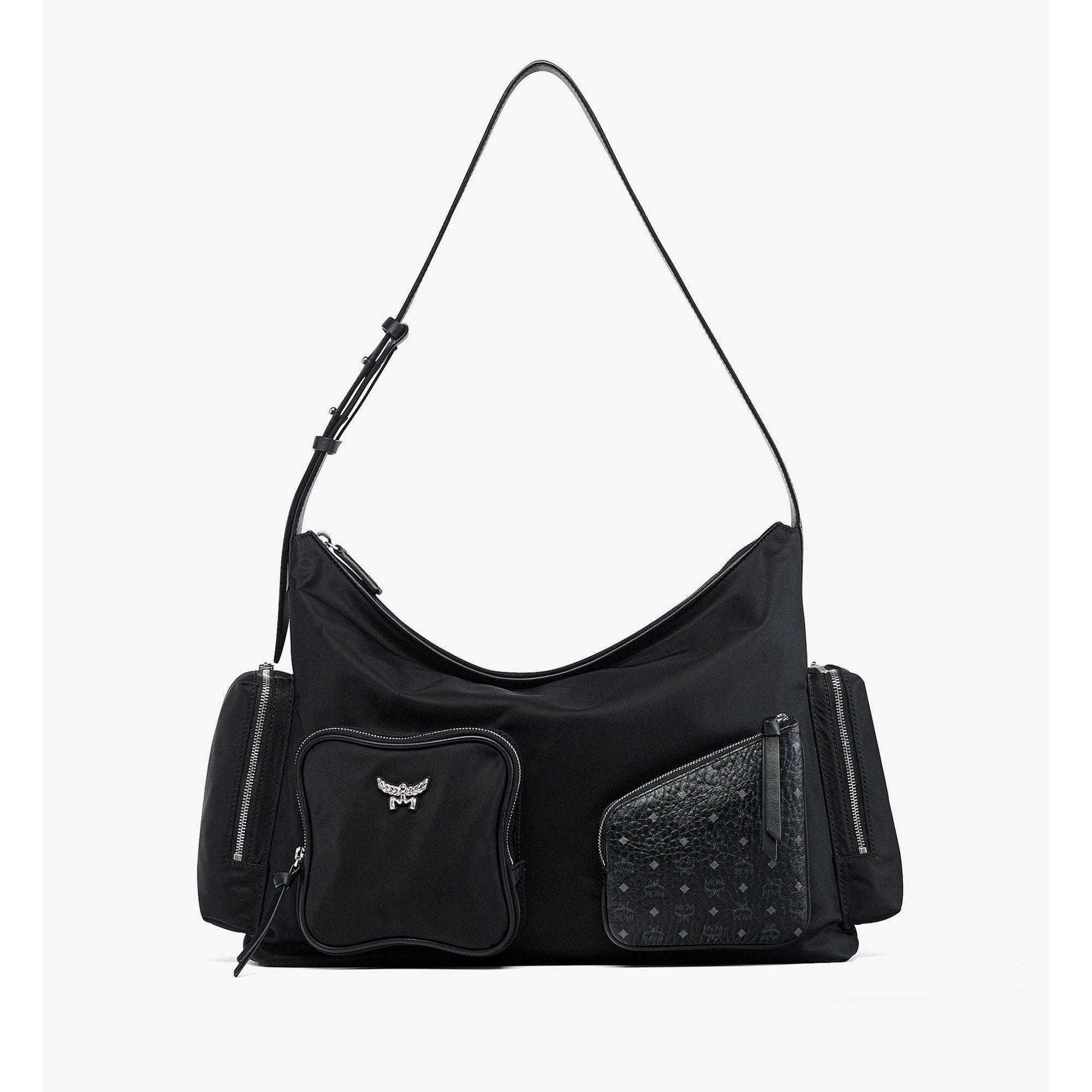 Сумка-хобо Aren Zip из кожи Econyl с монограммным принтом MCM, черный
Сумка-хобо Aren Zip из кожи Econyl с монограммным принтом MCM, черный