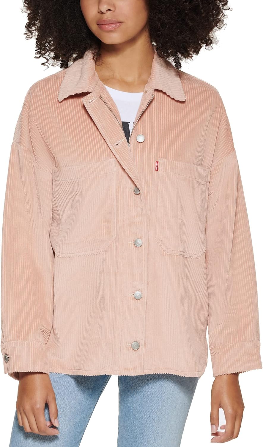 Женская куртка-рубашка Levi's Bull из хлопкового твила (стандартные и большие размеры), Rose Mist Beige
Женская куртка-рубашка Levi's Bull из хлопкового твила (стандартные и большие размеры), Rose Mist Beige