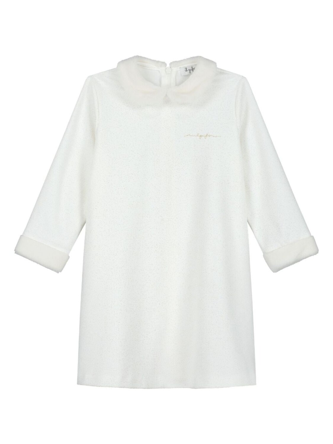 Платье Il Gufo с вышитым логотипом, белый
Платье Il Gufo с вышитым логотипом, белый