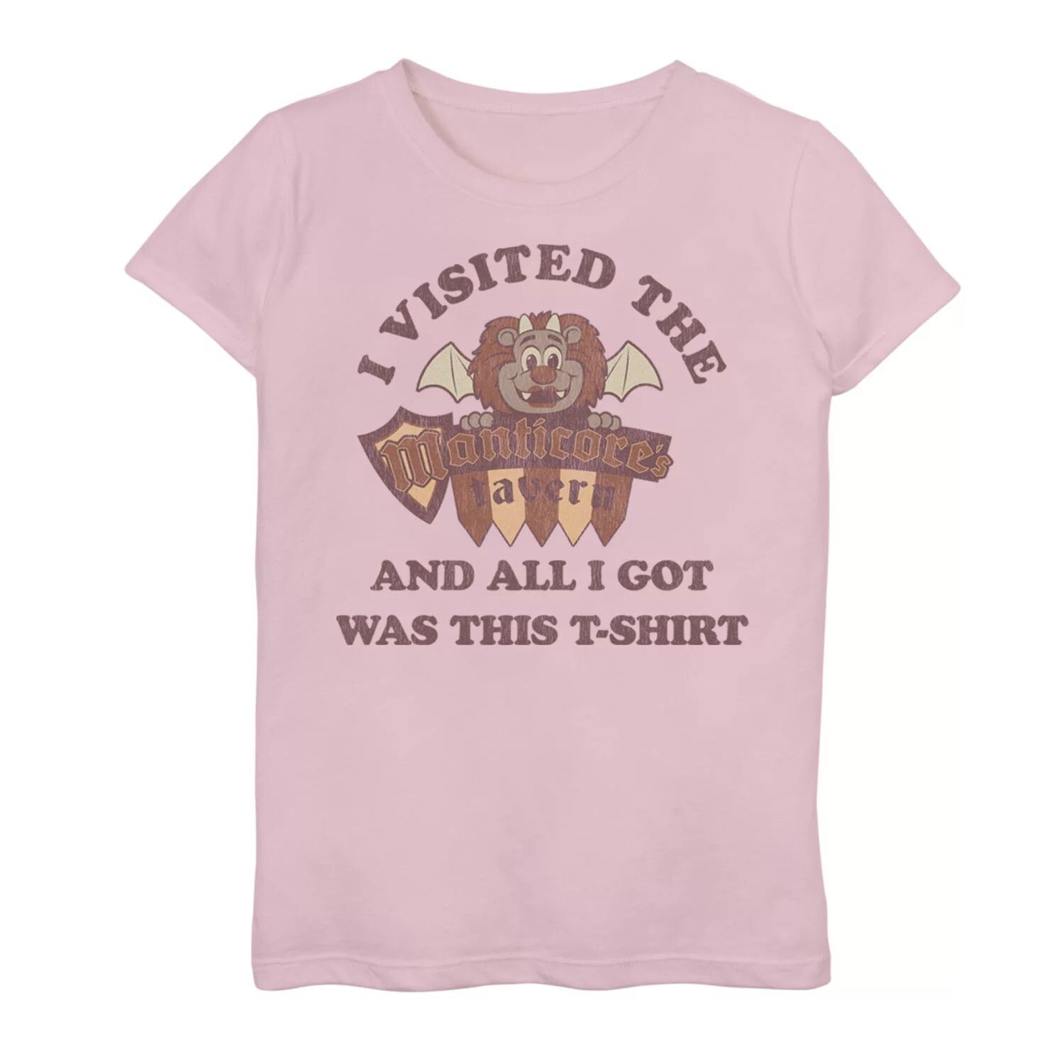 Сувенирная футболка с рисунком «Таверна Мантикоры» для девочек 7–16 лет Disney/Pixar Onward Disney / Pixar
Сувенирная футболка с рисунком «Таверна Мантикоры» для девочек 7–16 лет Disney/Pixar Onward Disney / Pixar