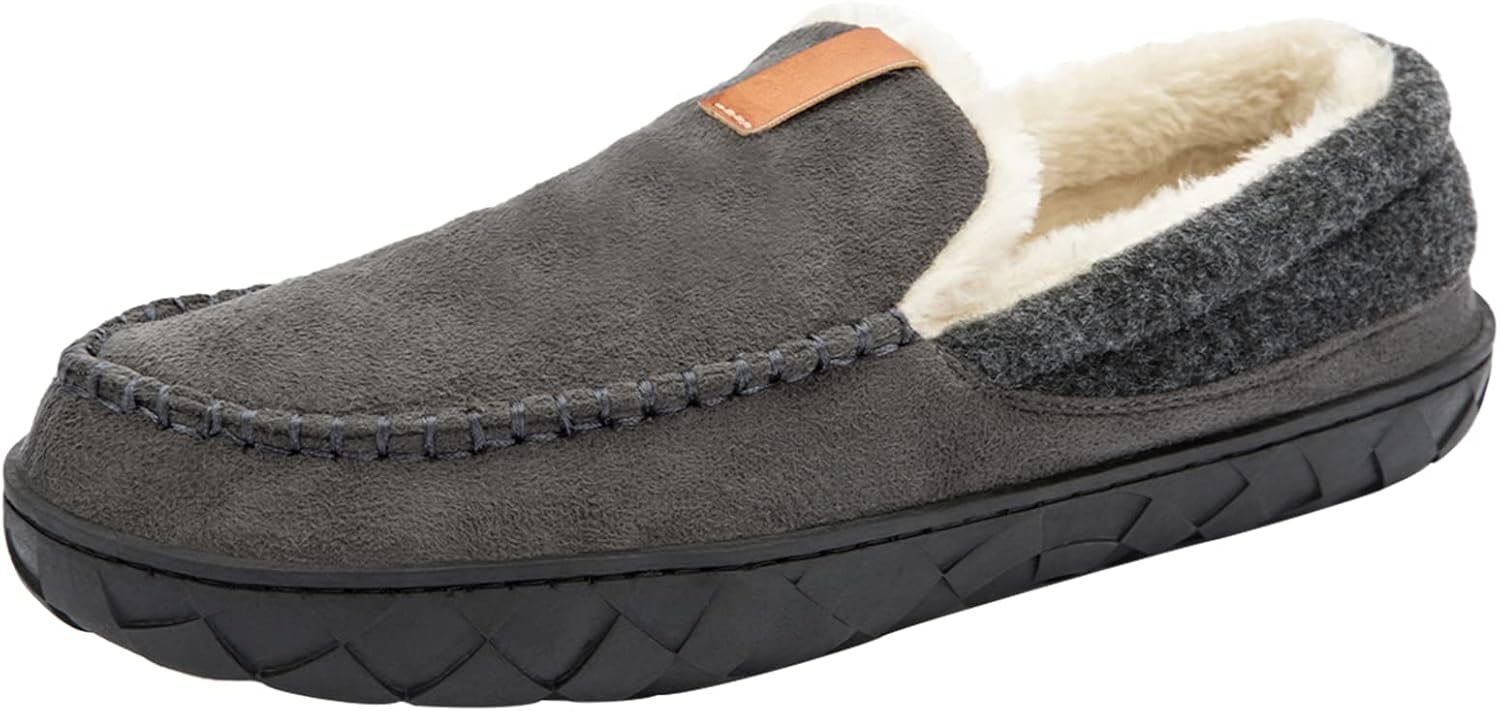 Мужские мокасины deenor с уютной стелькой из пены с эффектом памяти для дома и улицы, нескользящие замшевые тапочки, темно-серый
Мужские мокасины deenor с уютной стелькой из пены с эффектом памяти для дома и улицы, нескользящие замшевые тапочки, темно-серый