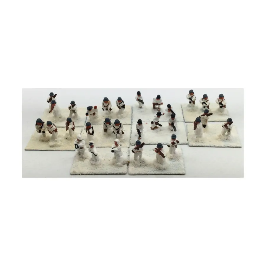 Финская пехота №1 времен Второй мировой войны, Miscellaneous Historical Miniatures - Loose Miniatures (10mm) (Unidentifiable Manufacturer)
Финская пехота №1 времен Второй мировой войны, Miscellaneous Historical Miniatures - Loose Miniatures (10mm) (Unidentifiable Manufacturer)