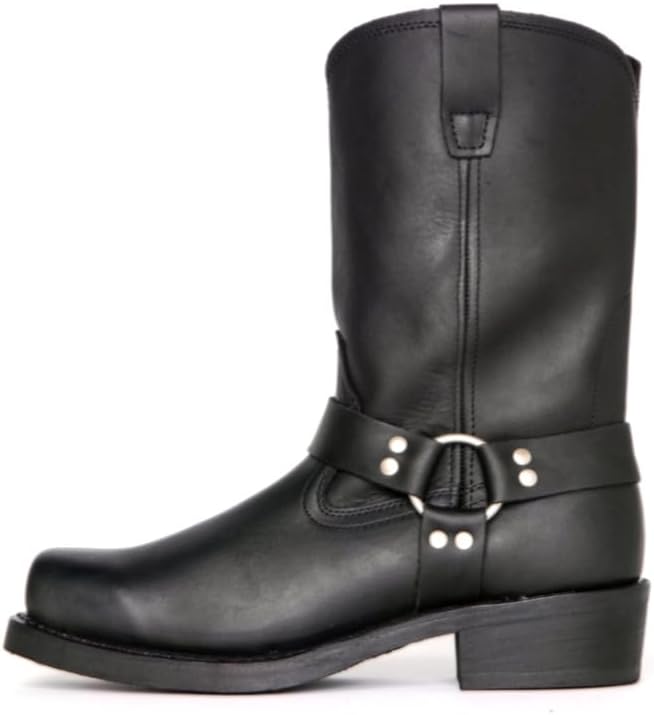 Ковбойские сапоги XBTEVUDAK для мужчин, вестерн-сапоги с квадратным носком, невысоким каблуком, противоскользящей и износостойкой подошвой, ретро и нарядные сапоги, черный
Ковбойские сапоги XBTEVUDAK для мужчин, вестерн-сапоги с квадратным носком, невысоким каблуком, противоскользящей и износостойкой подошвой, ретро и нарядные сапоги, черный