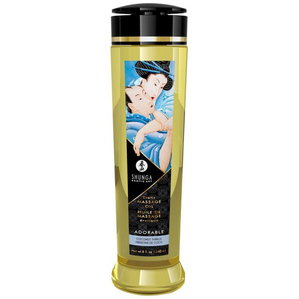 Масло для интимного массажа, восхитительное / кокосовое волнение, 240 мл Shunga Erotic massage oil
Масло для интимного массажа, восхитительное / кокосовое волнение, 240 мл Shunga Erotic massage oil