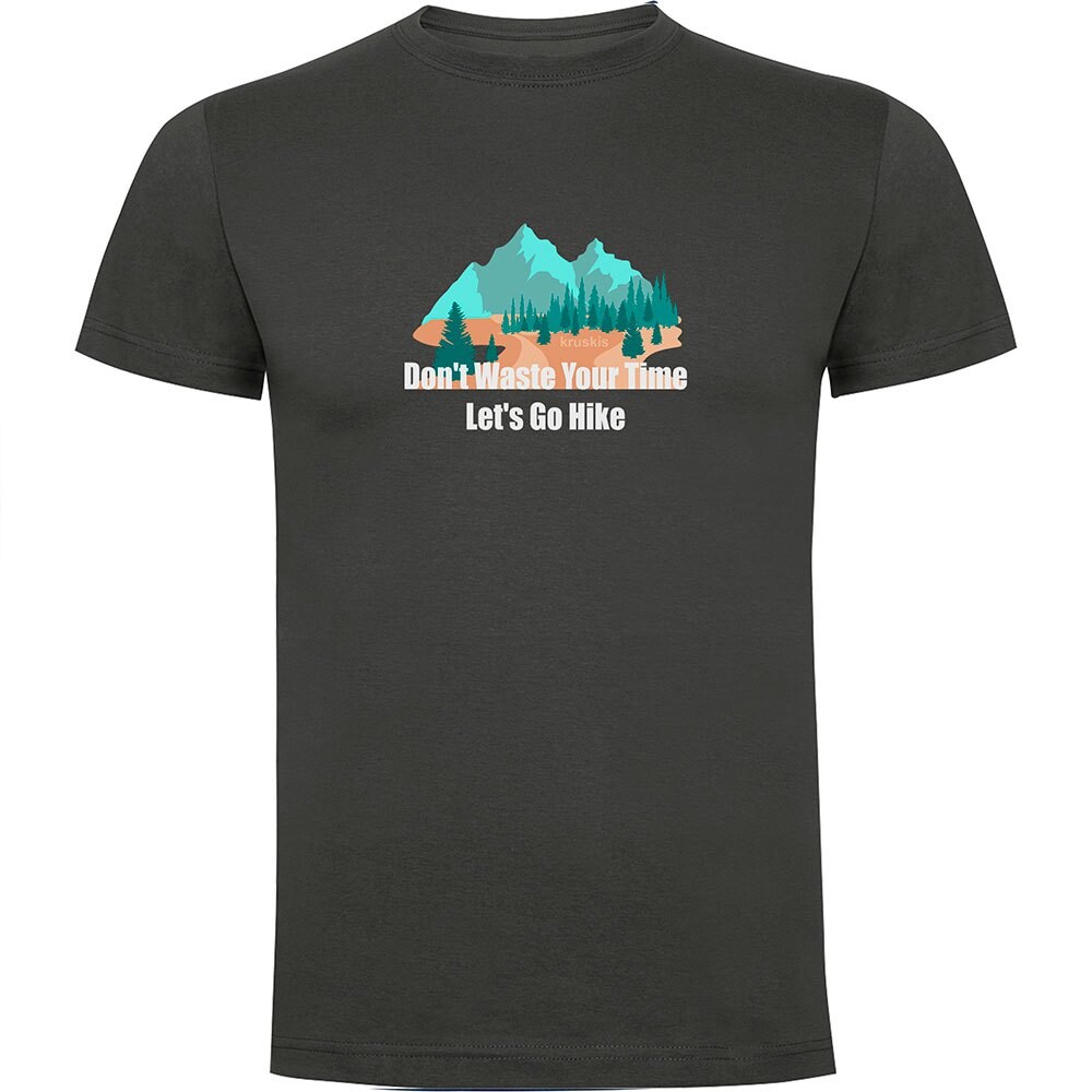 Футболка с коротким рукавом Kruskis Dont Waste Your Time, серый 
Футболка с коротким рукавом Kruskis Dont Waste Your Time, серый