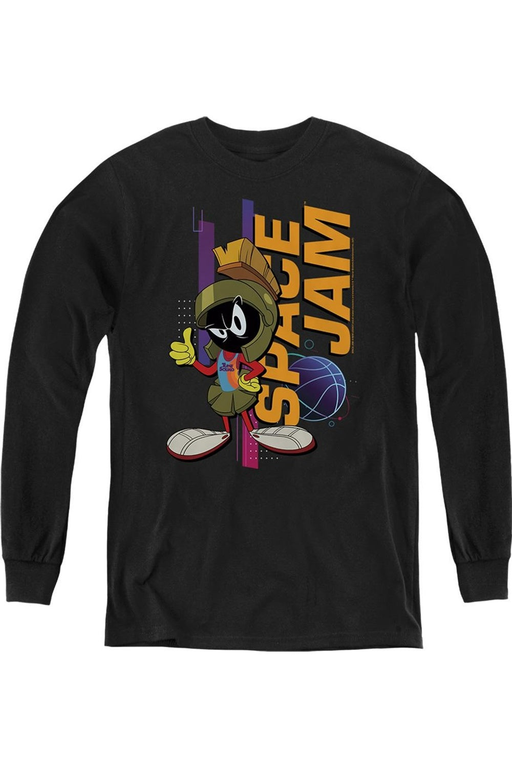 Space Jam 2: Марвин в полный рост, молодежный толстовка с длинным рукавом Gildan, черный
Space Jam 2: Марвин в полный рост, молодежный толстовка с длинным рукавом Gildan, черный