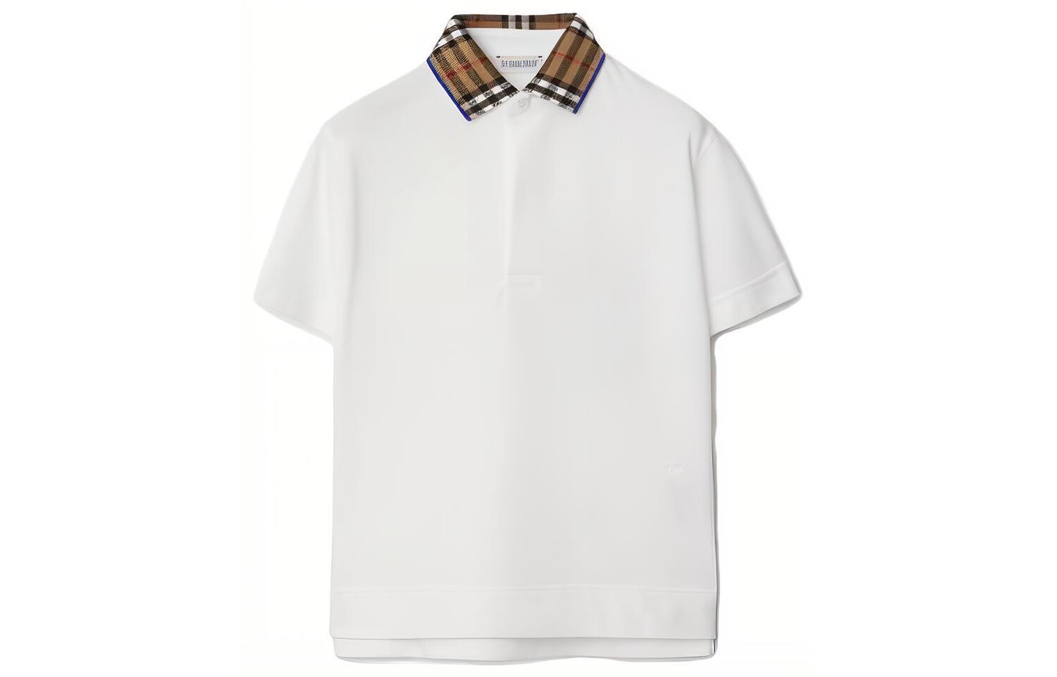 Футболка детская Burberry с коричневым воротником, белый
Футболка детская Burberry с коричневым воротником, белый