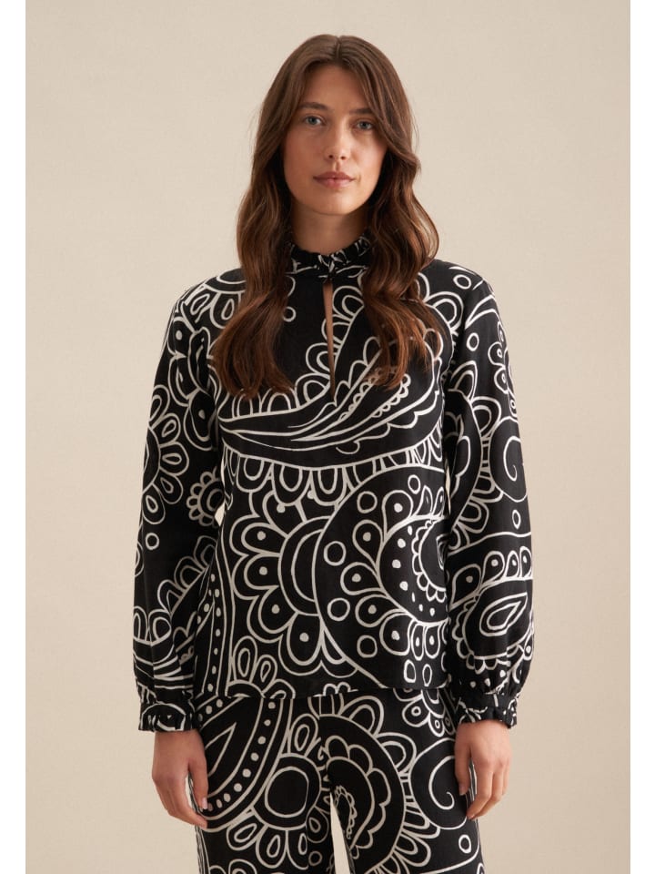 Блузка Seidensticker, черный 
Блузка Seidensticker, черный